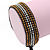 Unisex Brown/ Silver Glass Bead Friendship Bracelet - Adjustable - view 3
