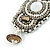 Handmade Boho Style Beaded, Shell Wristband Bracelet (White, Cream, Silver) - 16cm L/ 2cm Ext - view 4