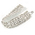 Bridal/ Wedding/ Prom/ Party Austrian Crystal Bracelet with Tongue Clasp In Silver Tone - 17cm L - view 6