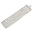 Wide Statement 12 Row Clear Austrian Crystal Bracelet with Tongue Clasp In Silver Tone - 18cm L - view 5
