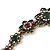 Vintage Inspired Turkish Style Floral Bracelet In Bronze Tone - 17cm L - view 6