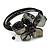 Ash Black Shell Bead Flower Wired Flex Bracelet - Adjustable - view 6