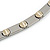 Plated Alloy Metal Ladies Magnetic Bracelet with Gold Tone Circle Motif - 19cm L (Large) - view 3