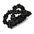 Black Ceramic Bead Loop Flex Bracelet - 18cm L - view 5