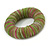 Lime Green/ Pink Shell Flex Bracelet - 17cm L