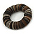 Black, Natural, Brown Shell Flex Bracelet - 17cm L - view 4
