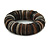 Black, Natural, Brown Shell Flex Bracelet - 17cm L - view 3