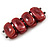 Fancy Raspberry Red Acrylic Bead Flex Bracelet - 19cm L/ Large - view 4