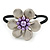 Romantic Floral Cuff Bracelet - Adjustable - view 3