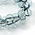 Fancy Transparent/ Silver Acrylic Bead Flex Bracelet - 18cm L - view 5