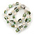 3 Strand Freshwater Pearl, Green Shell Nugget Flex Bracelet - 20cm L - view 3