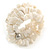 Off White Stone Flex Coiled Bracelet - Adjustable - view 4