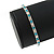 Slim Aqua/ Clear Crystal Flex Bracelet In Silver Tone Metal - up to 17cm L - For Small Wrist - view 2