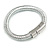 Unique Silver Thread Magnetic Bracelet In Silver Tone - 18cm L - view 3