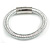 Unique Silver Thread Magnetic Bracelet In Silver Tone - 18cm L - view 7