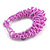 Chunky Glass Beads and Semiprecious Stone Bracelet In Pink - 18cm Long - view 4
