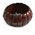 Lustrous Brown Wooden Flex Bracelet - up to 19cm L - view 4