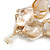 Chunky Multistrand Shell-Composite Beaded Bracelet In Antique White - 18cm Long - view 4