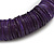 Purple Shell Flex Bracelet - 17cm L - Medium - view 3