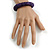 Purple Shell Flex Bracelet - 17cm L - Medium - view 2