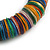 Multicoloured Shell Flex Bracelet - 18cm L - Medium - view 4