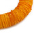 Mustard Yellow Shell Flex Bracelet - 16cm L - Small - view 4