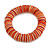 Orange/ Red/ White Shell Flex Bracelet - 18cm L - Medium - view 5