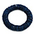 Dark Blue Shell Flex Bracelet - 17cm L - Medium