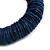 Dark Blue Shell Flex Bracelet - 17cm L - Medium - view 4
