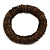 Brown Shell Flex Bracelet - 17cm L - Medium