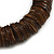 Brown Shell Flex Bracelet - 17cm L - Medium - view 4