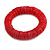 Raspberry Red Shell Flex Bracelet - 17cm L - Medium - view 2