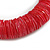 Raspberry Red Shell Flex Bracelet - 17cm L - Medium - view 4