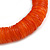 Orange Shell Flex Bracelet - 17cm L - Medium - view 5