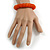 Orange Shell Flex Bracelet - 17cm L - Medium - view 3