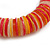Yellow/Pink/White Shell Flex Bracelet - 18cm L - Medium - view 5