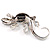 Black Regal Jumbo Lizard Costume Brooch - view 4