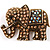 Fortunate Elephant Fashion Brooch