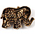 Fortunate Elephant Fashion Brooch - view 2