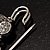 Silver Tone Kilt Pin With Charms - view 5