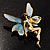 Magical Fairy With Blue Wings Brooch - view 5