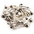 Fancy Butterfly And Flower Brooch (Gold & Light Citrine) - view 3