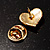 Tiny Crystal Heart Pin (Red) - view 5