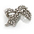 Classic Crystal Bow Brooch - view 6