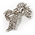 Classic Crystal Bow Brooch - view 3
