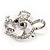 Cute Crystal Mouse Fashion Brooch - view 5