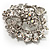 Striking Diamante Corsage Brooch (Ice Clear) - view 13