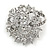 Striking Diamante Corsage Brooch (Ice Clear) - view 6