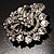 Striking Diamante Corsage Brooch (Ice Clear) - view 14