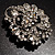 Striking Diamante Corsage Brooch (Ice Clear) - view 12